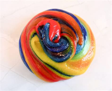 Rainbow Slime for Colorful Play - DIY Candy