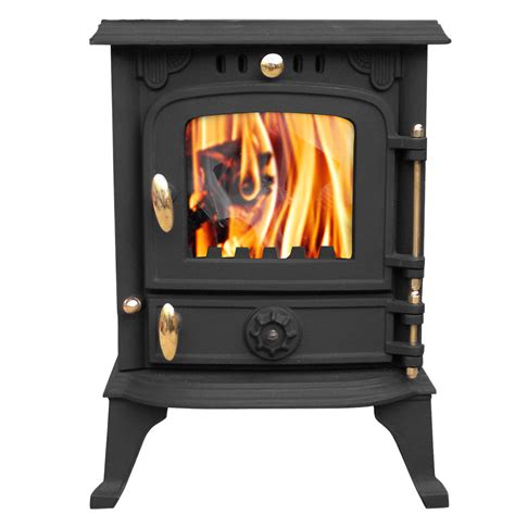 Harmston 5 5kw Multifuel Cast Iron Log Burner Wood Burning Stove Fireplace New 7484320263612 Ebay