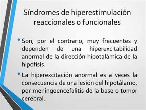 Ppt Sindromes De Hiperfuncion E Hipofuncion Hipotalamo Hipofisiaria