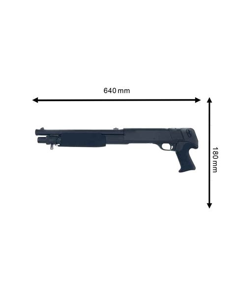 R Plique Airsoft M Double Eagle Fusil Pompe Style Sas The