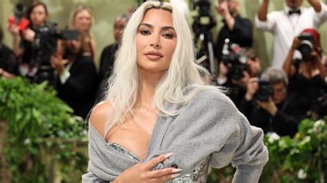 Kim Kardashian Met Gala 2024 Cozy Cashmere And Corset