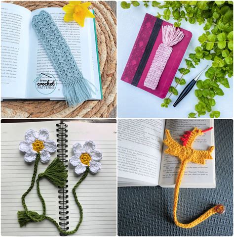 25 Free Crochet Bookmark Patterns (Easy PDF Pattern)