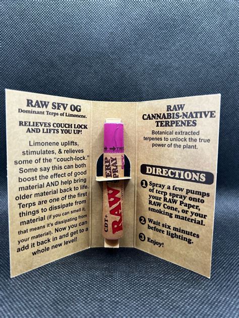 RAW TERP SPRAY SFV OG 5ML 8 PK 54089