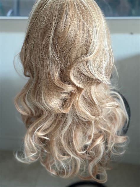 Tillstyle Long Body Wave Wig For Women Blonde With Highlights Wig With