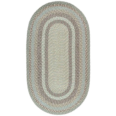 Organic Jute Braided Rug 69cm X 122cm Winters Moon
