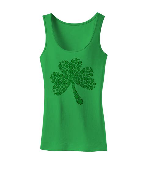 St Patricks Day Shamrock Design Shamrocks Womens Tank Top By Toolo