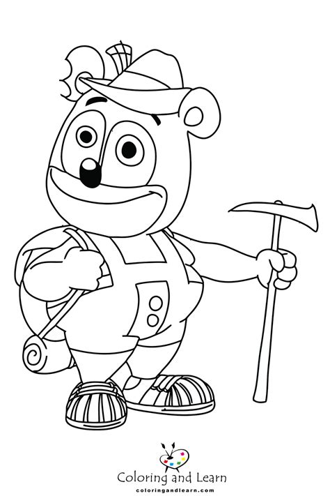 Gummy Bear Coloring Pages (FREE) (2025) - Coloring and Learn