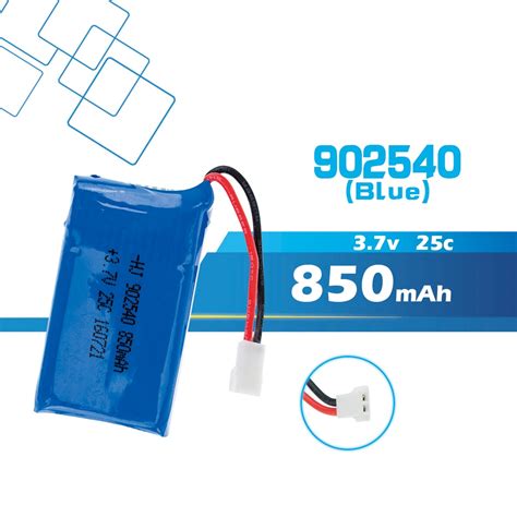 Batería Lipo de 3 7 V y 850mAh para Dron actualización Syma X5C rc