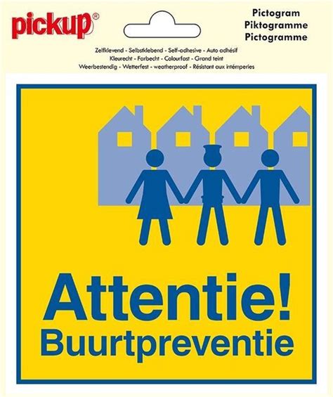 Pickup Pictogram X Cm Attentie Buurtpreventie Bol