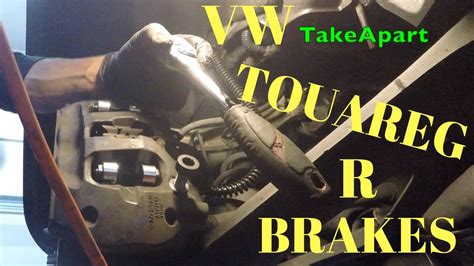 Vw Touareg 2011 Rear Brakes Replacement How To Change Back Brakes