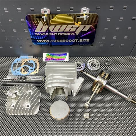 Dio50 Big Bore Kit 130cc With Air Cooled Ceramic Cylinder 56mm