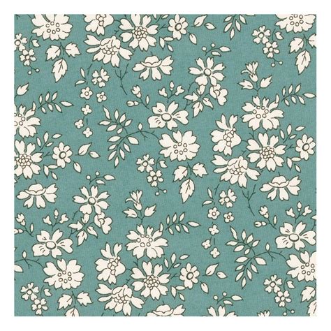 Tissu Liberty Capel N Sea Green 3055N Tana Lawn Coton Batiste