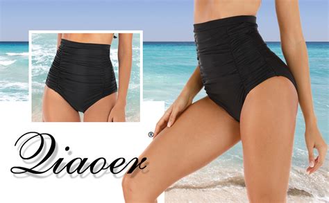Qiaoer Womens Vintage Push Up Halter High Waisted Bikini Swimsuit Amazon Ca Clothing Shoes
