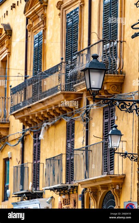 Old Town Architecture Of Agrigento Stock Photo Alamy