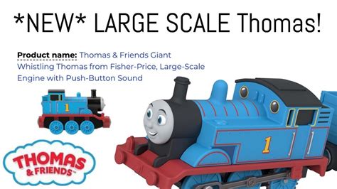 *NEW* LARGE SCALE THOMAS! Whistle Sounds, Moving Siderods & Storage