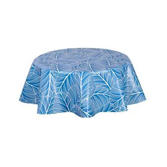 Habitable Nappe en toile cirée ronde Eloa Diam 135 cm Bleu