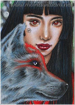 Animal Yokai: Okami (Wolf) by MJWilliam on DeviantArt