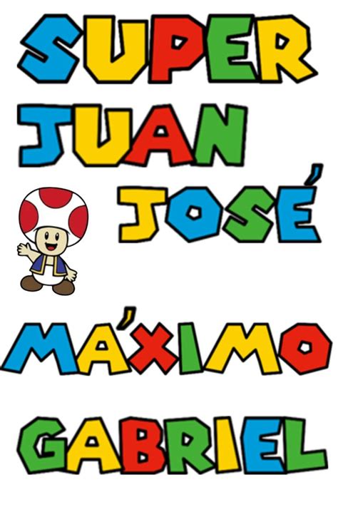 Fuente Súper Mario Bros en 2024 Letras de mario bros Mario bros