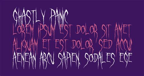 Ghastly Panic free Font - What Font Is