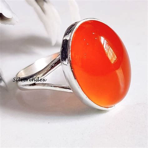 Carnelian Ring - Etsy