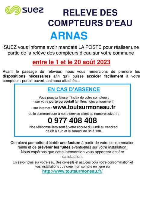 Actualit S Suez Rel Ve Des Compteurs Actualit Illiwap De Mairie D