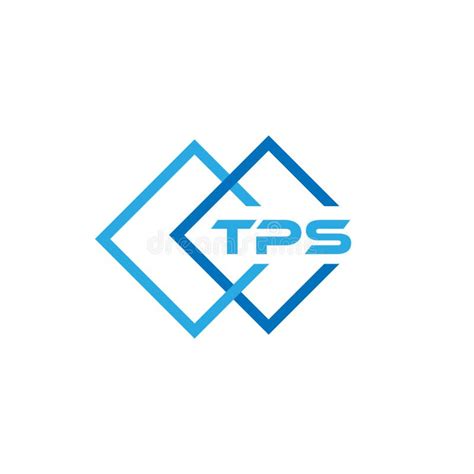 Tps Abstract Creative Letter Logo Design Stock Vector Illustration Of