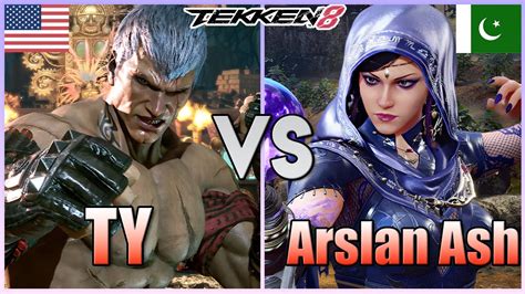 Tekken 8 TY Bryan Vs Arslan Ash 1 Zafina High Level Matches YouTube