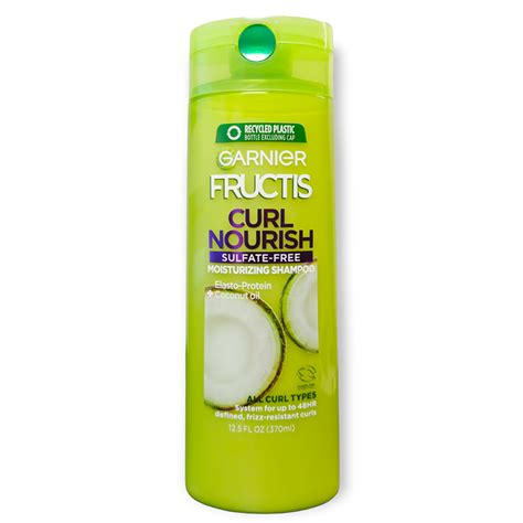 GARNIER FRUCTIS Curl Nourish Sulfate Free Moisturizing Shampoo 12 Fl Oz