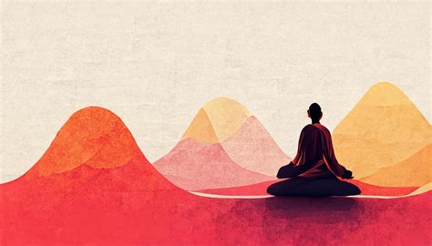 Abstract Digital Art Meditation Enlightenment Background Illustration