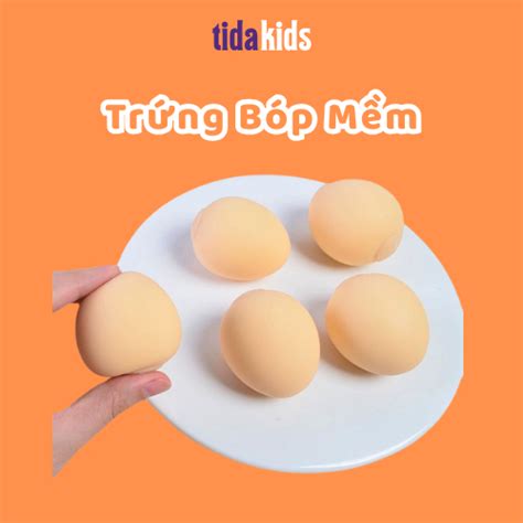 Trứng Gà Vịt Bóp Mềm HOT TREND Squishy Mochi Egg Cute Đồ Chơi Xả Stress Dễ Thương Xua Tan