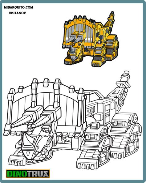 Dibujos Dinotrux Para Colorear Mi Barquito