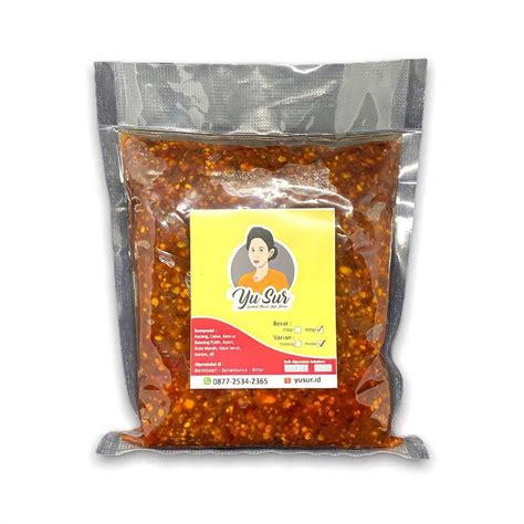 Jual Gr Sambel Pecel Blitar Bumbu Pecel Blitar Yu Sur Bumbu