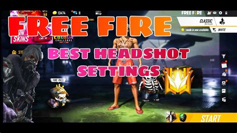 Free Fire Best Headshot Settings Youtube