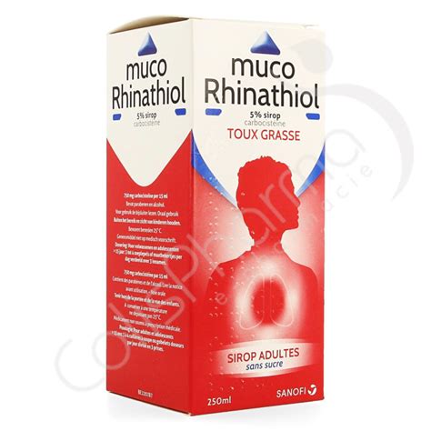 Muco Rhinathiol 5 Sirop 250 Ml Colispharma