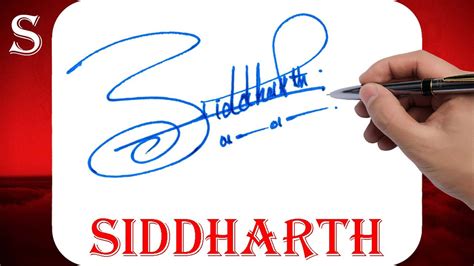 Siddharth Name Signature Style S Signature Style Signature Style Of