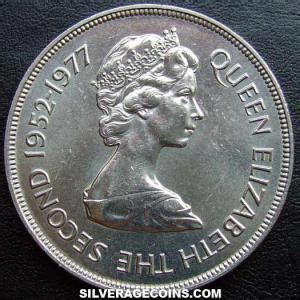 ND 1977 Elizabeth II Guernsey 25 Pence Silver Jubilee Silver Age