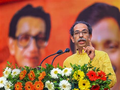 Shiv Sena Ubt Workers Protest Over Torn Uddhav Thackeray Poster In