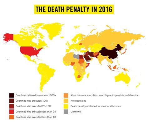 The Death penalty in 2016: Facts and figures