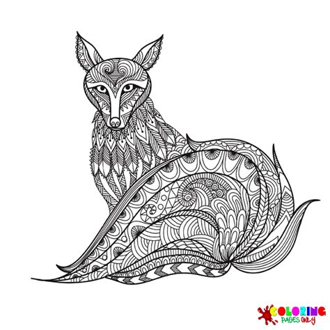 70 Zentangle Animal Coloring Pages - ColoringPagesOnly.com