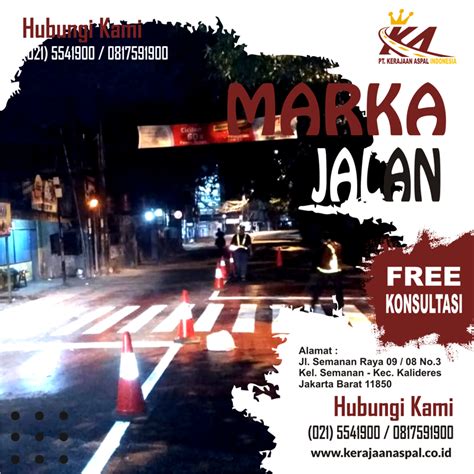 3 Jenis Warna Marka Jalan Dan Fungsinya