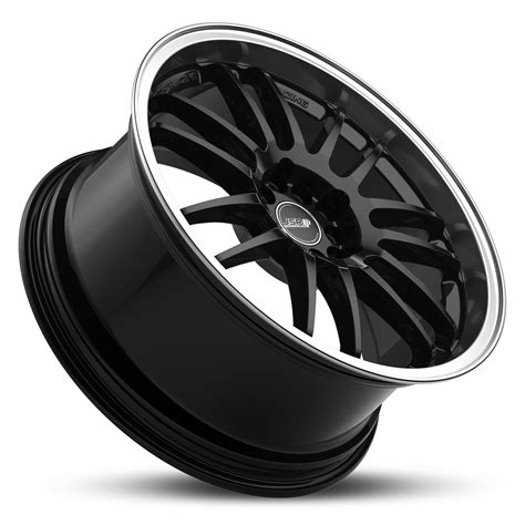 Jsr St Gloss Black Machined Lip X X Racing Wheels