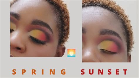 Spring Sunset Makeup Tutorial 🌅 Youtube