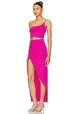 Superdown Lydia Maxi Skirt Set In Hot Pink Revolve