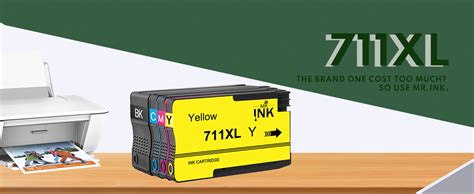 711xl Ink Cartridge Combo Pack Replacement For Hp 711 Xl