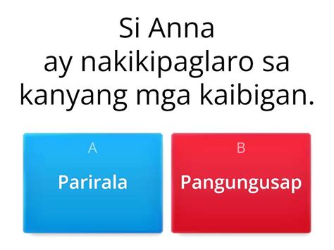 Parirala O Pangungusap Quiz