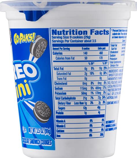 Mini Oreos Nutrition Facts – Blog Dandk