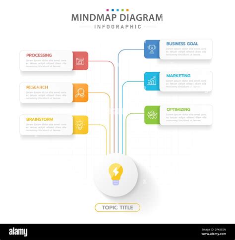 Infographic Template For Business Steps Modern Mindmap Diagram With