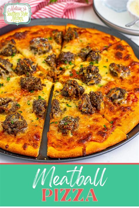 Easy Meatball Pizza Recipe