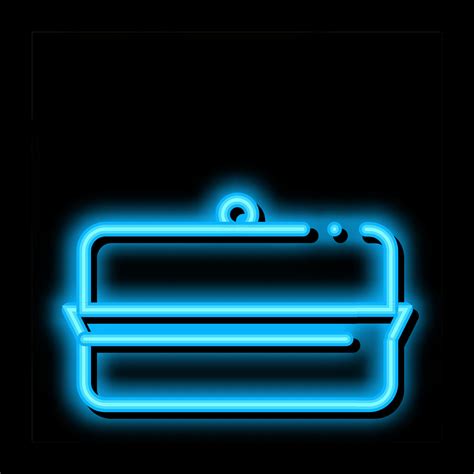 Butter Dish Neon Glow Icon Illustration 17789676 Vector Art At Vecteezy