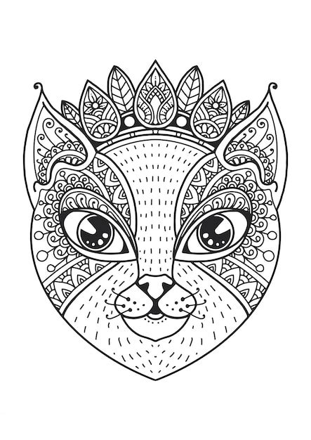 Mandala Da Colorare Il Gattino Studioso Disegni Mammafelice Porn Sex